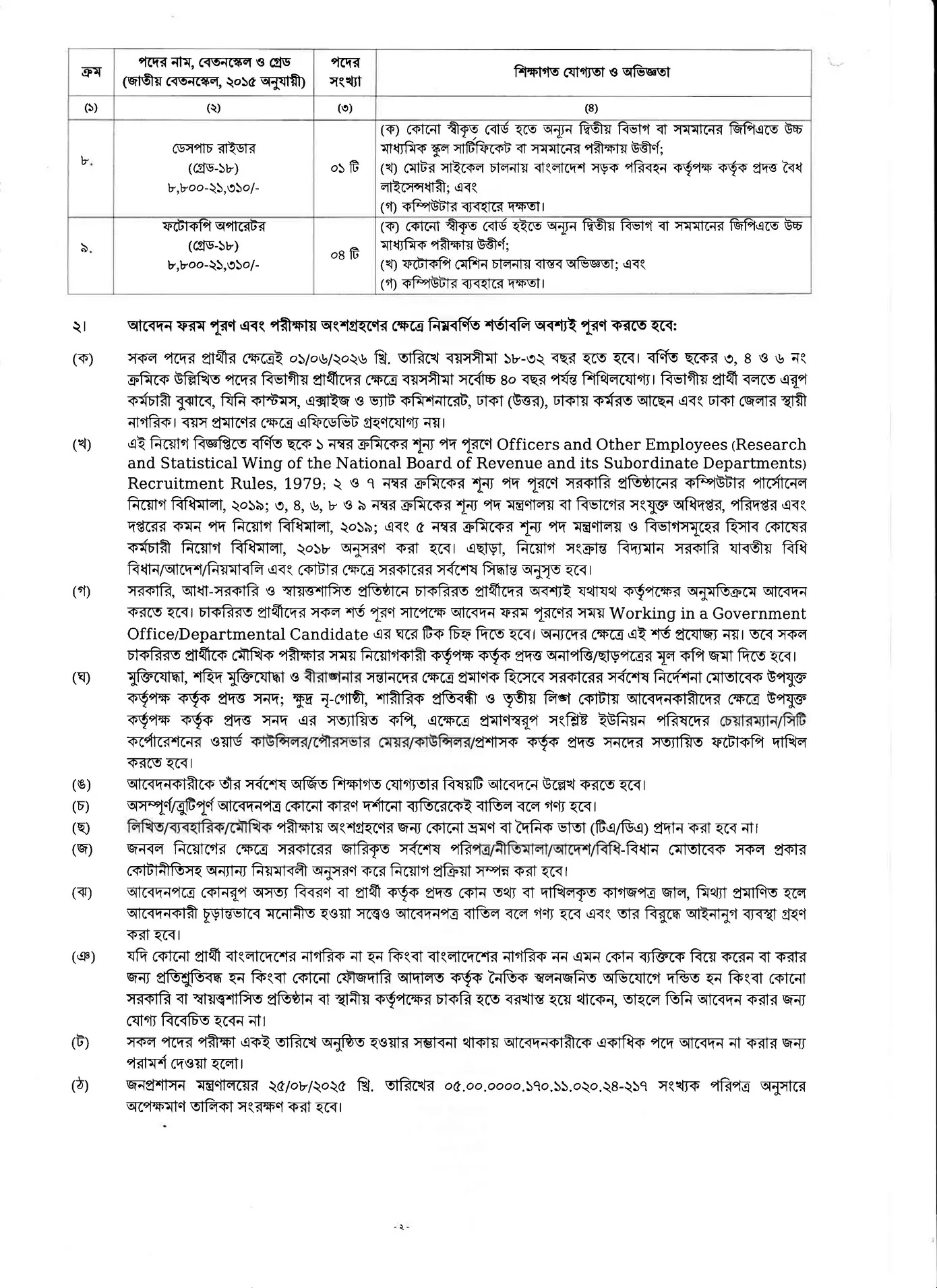 DKNVAT Job Circular 2026-2