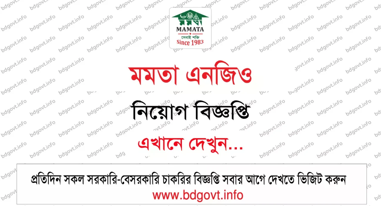 mamata ngo job circular